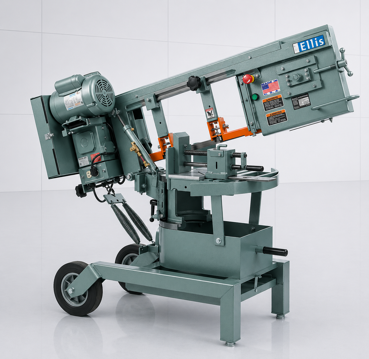 Ellis Dual Mitering Head Band Saw